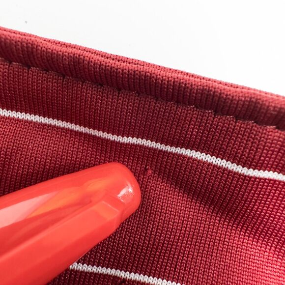 Nike Golf Ventilated Striped Active Polo Shirt Mens Large Red White 231584-642 - Picture 11 of 16